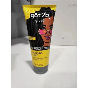 Got2b Glued Bonding Glue, For Protective styles, Gentle on Scalp, Wig Glue 6 oz